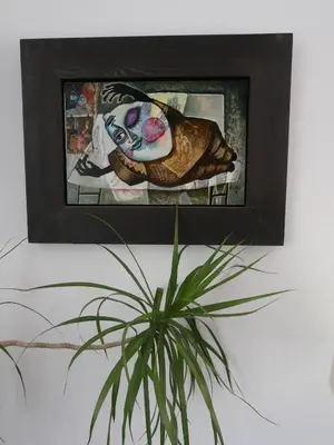 Plano de Artistic and spacious apartment