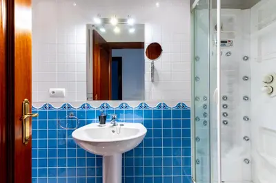 Un baño de Center of Seville! Luxury apartment in Sevillian Manor House!