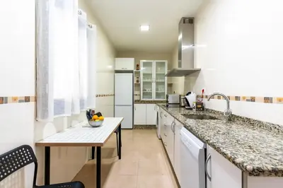 Una cocina o zona de cocina en Center of Seville! Luxury apartment in Sevillian Manor House!