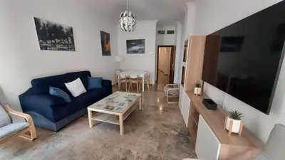 Una televisión o centro de entretenimiento en Piso en el Centro de Antequera