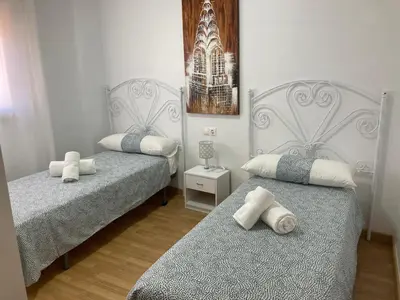 Cama o camas de una habitación en Casco Antiguo B&A