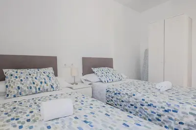 Cama o camas de una habitación en Algaba Severo Ochoa