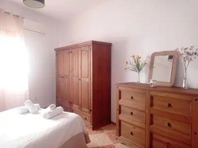 Cama o camas de una habitación en Apartamento completo en Sierra Sur