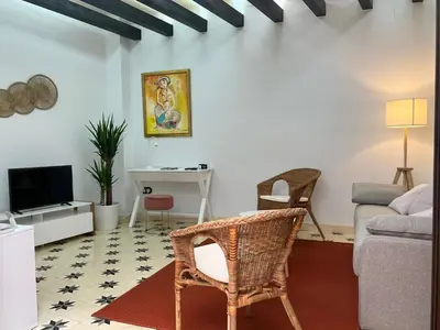 Una televisión o centro de entretenimiento en Casa Remanso de la Judería