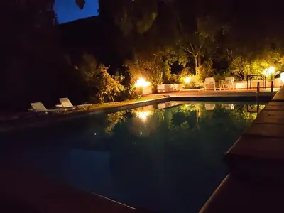 Piscina en o cerca de Casa de campo Fuencaliente, entorno natural, chimenea, piscina