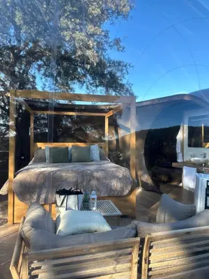 Zona de estar de CORTIJO COLOMO rural - BUBBLE SUITE 19