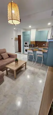 Una cocina o zona de cocina en Apto Lux Sevilla