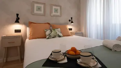 Cama o camas de una habitación en Calm & Design Suite