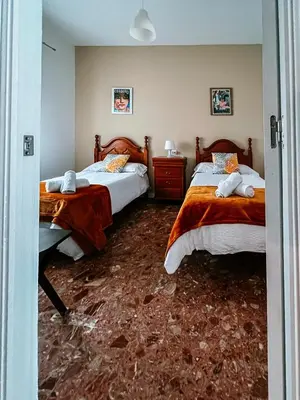 Cama o camas de una habitación en Casa La Platería