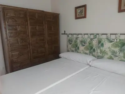 Cama o camas de una habitación en Balcón de Aguilar