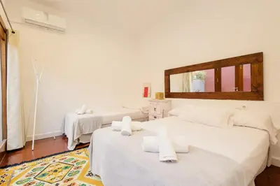 Cama o camas de una habitación en Rocamadour - Casa del Caminito