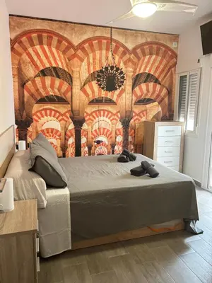 Cama o camas de una habitación en Apartamento Puerta San Jose