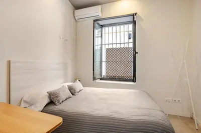 Cama o camas de una habitación en Dúplex el patio en centro de Sevilla