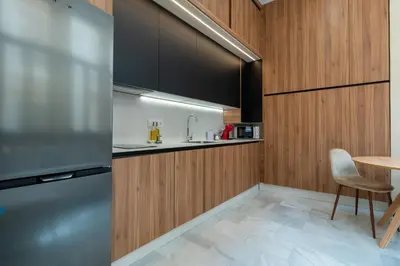 Una cocina o zona de cocina en Céntrico apartamento Alfonso XIII