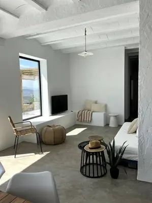 Zona de estar de Casa Juncares