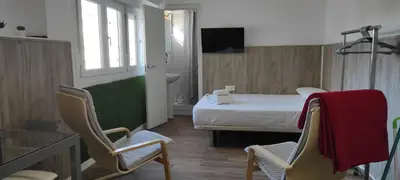Cama o camas de una habitación en 
