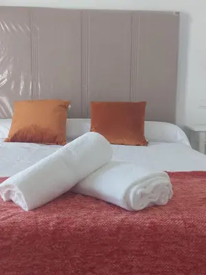 Cama o camas de una habitación en Casa Nina