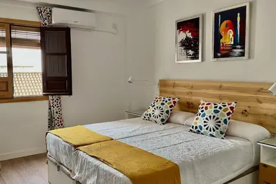 Cama o camas de una habitación en Apartamento Kenza