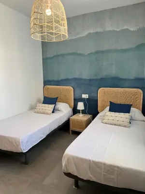 Cama o camas de una habitación en Mirador de la Axerquía
