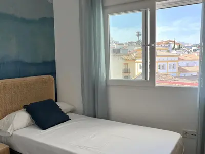 Cama o camas de una habitación en Mirador de la Axerquía
