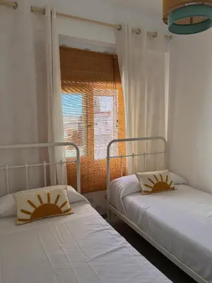 Cama o camas de una habitación en Mirador de la Axerquía