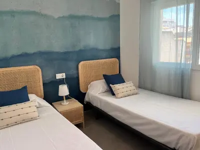 Cama o camas de una habitación en Mirador de la Axerquía