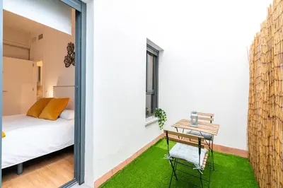 Cama o camas de una habitación en Céntrico y acogedor apartamento