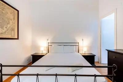 Cama o camas de una habitación en AoA Conde de Ibarra Apartment