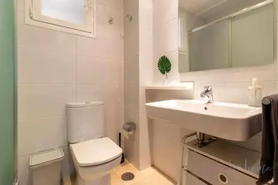 Un baño de Apartamento 4 en Estadio Sevilla 8 plazas y metro