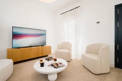 Zona de estar de Stylish Duplex-3Beds 2Baths-Puerta Carmona Centro
