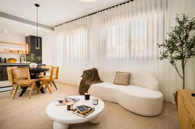 Zona de estar de Stylish Duplex-3Beds 2Baths-Puerta Carmona Centro