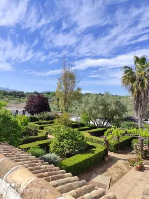 Jardín al aire libre en Cortijo el Cachete
