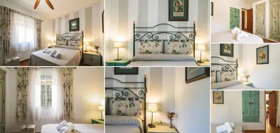 Cama o camas de una habitación en Cubo's Casa Rural Mar Verde