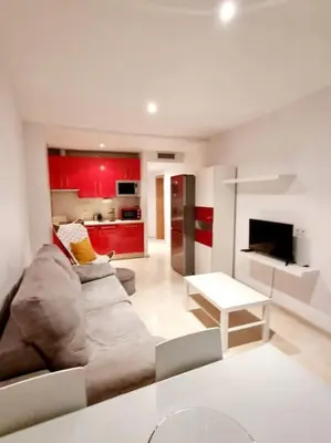 Una cocina o zona de cocina en Apartamento en la Calle Alfalfa