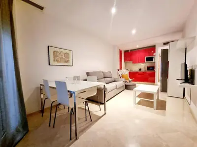 Una cocina o zona de cocina en Apartamento en la Calle Alfalfa