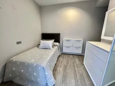 Cama o camas de una habitación en Apartment El Llano Parking Gratis