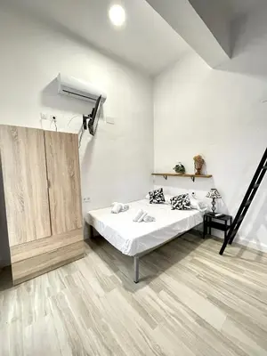 Cama o camas de una habitación en Apartamento Sotos 1