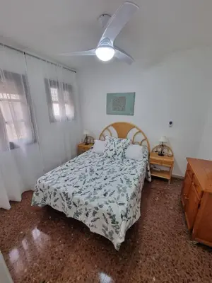 Cama o camas de una habitación en Vivienda Turistica en el Patio de la Judería