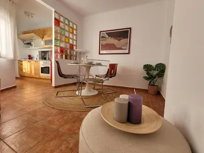 Una cocina o zona de cocina en Light of Seville