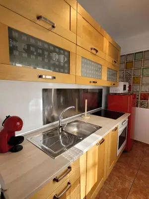 Una cocina o zona de cocina en Light of Seville