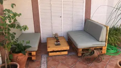 Zona de estar de Familia Anfitriona acoge terraza