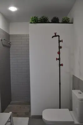 Un baño de Casa rural La Liñana