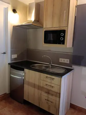 Una cocina o zona de cocina en Casa Cueva Sol y Luna Setenil