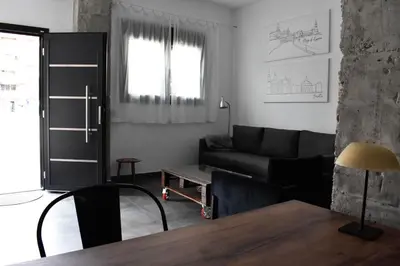 Zona de estar de Sevilla Industrial Flat