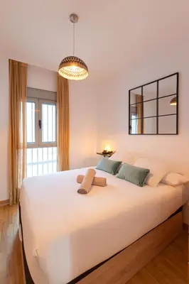 Cama o camas de una habitación en Charming Apartment at San Bernardo Neighborhood By OCityzen