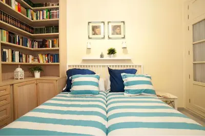Cama o camas de una habitación en Magic Point Las Setas