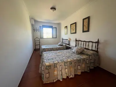 Cama o camas de una habitación en Alojamiento rural Huerta Mandre