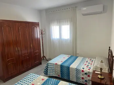 Cama o camas de una habitación en Alojamiento rural Huerta Mandre