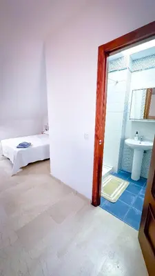 Cama o camas de una habitación en Alojamientos Claus