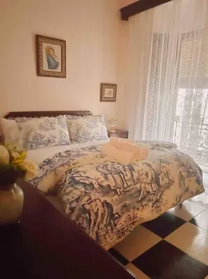 Cama o camas de una habitación en La Casa de Manolita